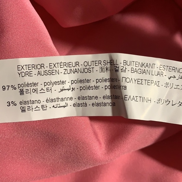NWT. Zara Pink Satin Effect V-neck Midi Dress. Size S. - Picture 9 of 10